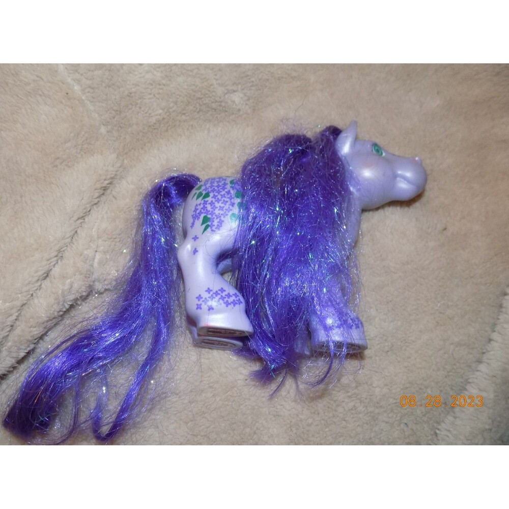Vintage 1992 Hasbro Cabbage Patch purple pony toy